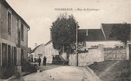 Pousseaux * La Rue De Coulanges * Villageois - Autres & Non Classés