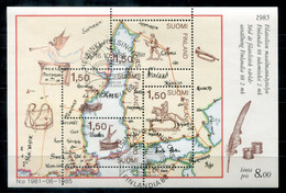 FINNLAND Block 1, Bl.1 FD Canc. - FINLANDIA '88, Postbeförderung,Mail Delivery,Livraison Du Courrier -FINLAND / FINLANDE - Blocchi E Foglietti