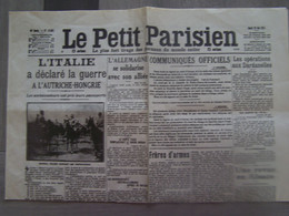 LA PRESSE. JOURNAL "LE PETIT PARISIEN". FAC-SIMILE.   N°100_8630 - Le Petit Parisien