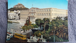 CPSM VEHICULE BUS CAR TROLLEYBUS ATHENES LE VIEUX PALAIS DUCAL - Bus & Autocars