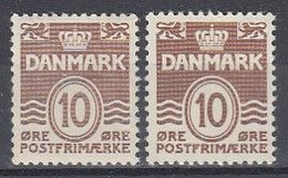 M2066. Denmark 1937-38. Michel 233 I+II. MNH(**) - Luftpost