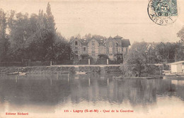 Lagny Sur Marne               77        Quai De La Gourdine      (voir Scan) - Lagny Sur Marne