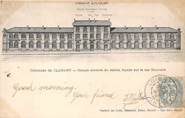 92-CLAMART-GROUPE SCOLAIRE DU CENTRE- FACADE SUR RUE NOUVELLE- GROUPE SCOLAIRE - Clamart