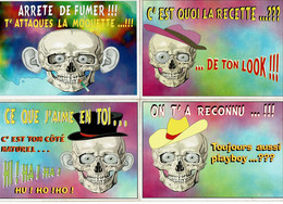 4 Cartes Postales Humoristiques - NEW'S CARD -  Editions Paty - N° 223 - 224 - 229 - 233 - Humour