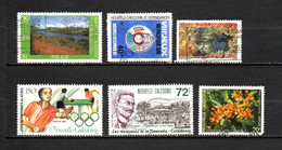 Nueva Caledonia   1986-89  .-  Y&T  Nº   526-540-551-562-564-575   ( 575  Falta Punta  ) - Used Stamps