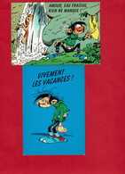 2 Cartes Postales GASTON LAGAFFE - Editions Dalix - N° 151 Et 153 - Bandes Dessinées