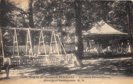 92-CLAMART- BOIS DE MEUDON CLAMART- FONTAINE SAINTE-MARIE- MANEGE ET BALANCOIRES - Clamart