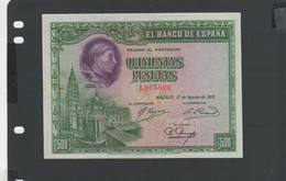 ESPAGNE - Billet 500 Pesetas 1928 SPL/AU Pick-077 - 500 Pesetas