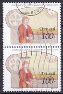 Portugal Marke Von 1992 O/used (senkrechtes Paar) (A3-14) - Used Stamps