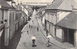 FRANCE - 51 - Sézanne - La Rue D'Epernay - Animée - Carte Postale Ancienne - Sezanne