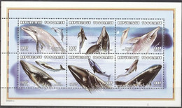 Togo 1997, Whale, Dolphins, 6val In BF - Dauphins