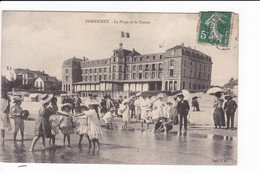 PORNICHET - La Plage Et Le Casino (beau Plan Animé) - Pornichet