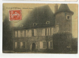 38 Isère St André Le Gaz Chateau De Verel 1911 Carte Toilée - Saint-André-le-Gaz