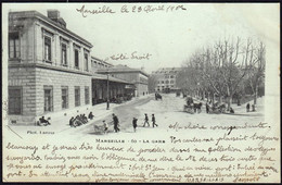 13-0059 - Carte Postale Bouches-du-Rhône (13) - MARSEILLE - Phot Lacour - 60 La Gare - Quartier De La Gare, Belle De Mai, Plombières