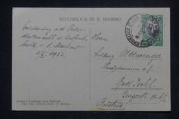 SAINT MARIN - Carte Postale Pour L'Autriche En 1932 - L 141579 - Lettres & Documents