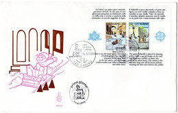 INSIEME DI 11 BUSTE TUTTE FDC VENETIA SERIE COMPLETA  "EUROPA UNITA "+ S.265"BICENT.DELLA RIVOLUZ.FRANCESE."+ " AIA 1885 - Lettres & Documents