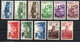 Col33 Colonie Archipel Des Comores N° 1 à 11 Oblitéré Cote : 18,00€ - Used Stamps