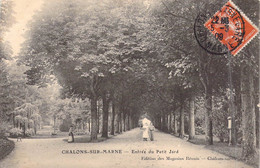 FRANCE - 51 - Châlons-Sur-Marne - Entrée Du Petit Jard - Edition Des Magasins Réunis - Carte Postale Ancienne - Châlons-sur-Marne