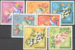 Togo 1967, Expo, Flowers And Pavillions, 7val IMPERFORATED - 1967 – Montreal (Kanada)