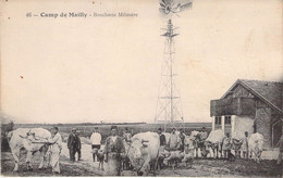 MILITARIA - CAMP De MAILLY - Boucherie Militaire - Carte Postale Ancienne - Régiments