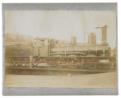 COMPAGNIE DE FIVES LILLE LOCOMOTIVE  LALLA MACHRNIA - PHOTO 12*17 CM NORD - Trains