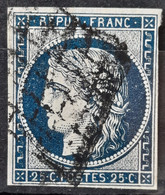 France 1850 N°4a Ob TB Cote 75€ - 1849-1850 Ceres