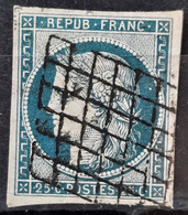 France 1850 N°4 Ob TB Cote 65€ - 1849-1850 Ceres