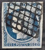 France 1850 N°4a Ob Court Mais Pas Touché TB Cote 75€ - 1849-1850 Ceres