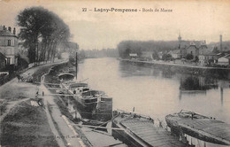 Lagny Sur Marne - Pomponne          77       Bords De  Marne. Péniches            (voir Scan) - Lagny Sur Marne