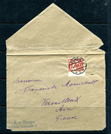 Germany/Poland Danzig 1927 Front Part Cover+flapper To France 14724 - Brieven En Documenten