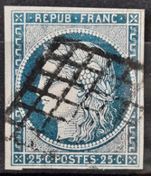 France 1850 N°4 Ob TB Cote 65€ - 1849-1850 Ceres