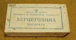 DF YUGOSLAVIA , HERCEGOVINA CIGARETES 100 PIECES EMPTY BOX - Etuis à Cigarettes Vides