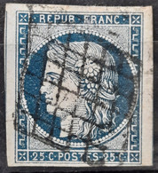 France 1850 N°4a Ob TB Cote 75€ - 1849-1850 Ceres