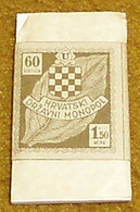 WW II , CROATIA N. D. H. CIGARETES PAPER - Otros & Sin Clasificación