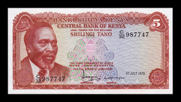 Kenia Kenya 5 Shillings 1978 Pick 15 Sc Unc - Kenia