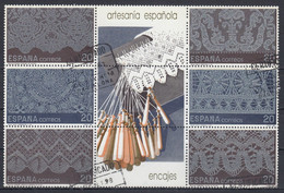 ESPAÑA 1989 Nº 3016/3021 EN BLOQUE USADO - Used Stamps