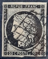 France 1849 N°3 Ob   Cote 70€ - 1849-1850 Ceres