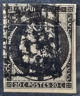 France 1849 N°3  Ob Lourde TB Cote 70€ - 1849-1850 Ceres