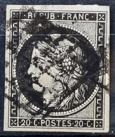 France 1849 N°3a Ob TB Cote 75€ - 1849-1850 Ceres