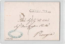 AG-B535 CITTA DELLA PIEVE X PERUGIA  - SENZA TESTO - 1. ...-1850 Prefilatelia