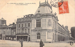 FRANCE - 51 - Châlons-sur-Marne - Façade Du Musée Et De La Bibliothéque - Carte Postale Ancienne - Châlons-sur-Marne