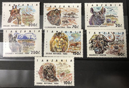 1993 Tanzania 1607-1613 Fauna 6,00 € - Giraffes