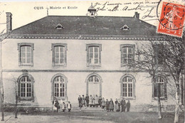 FRANCE - 51 - Cuis - Mairie Et Ecole - Carte Postale Ancienne - Altri & Non Classificati