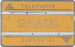 Burundi - Onatel - L&G - Yellow Logo - 001B - 01.1990, 240U, 14.000ex, Used - Burundi