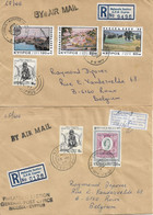 PM341/ Cyprus - Kibris 35 Registered Air Mail Cover 70s & 80s Of Which Europa Stamps > Belgium Roux - Covers & Documents