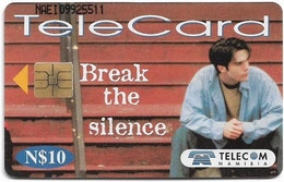 Namibia - Telecom Namibia - Break The Silence, Teenagers, Solaic, 2000, 10$, Used - Namibie