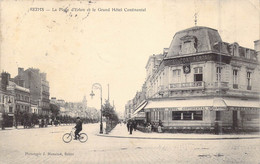 FRANCE - 51 - Reims - La Place D'Erlon Et Le Grand Hôtel Continental - Phototypie J.Bienaimé - Carte Postale Ancienne - Reims