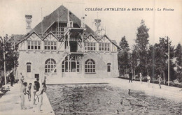 FRANCE - 51 - Reims - Collège D'Athlètes De Reims - 1914 - La Piscine - Animée - Carte Postale Ancienne - Reims