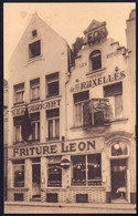 +++ CPA - BRUSSEL - BRUXELLES - Friture - Restaurant LEON - Rue Des Bouchers  // - Cafés, Hôtels, Restaurants