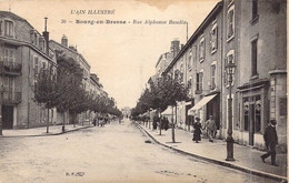 FRANCE - 01 - Bourg-en-Bresse - Rue Alphonse Baudin - L'Ain Illustré - Carte Postale Ancienne - Autres & Non Classés